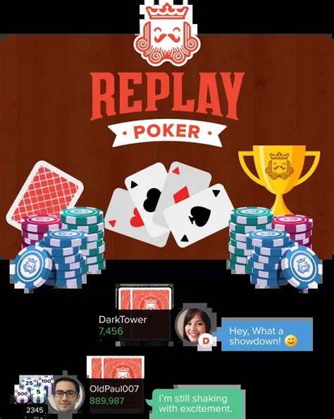 Play Free Poker Games Online only at Replay Poker.